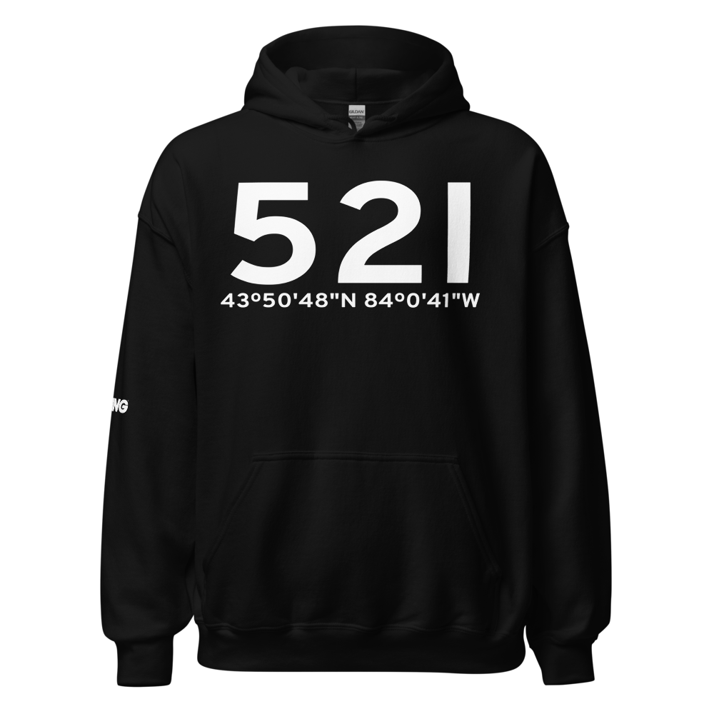 Pinconning (52I) Airport Hoodie Sweatshirt 