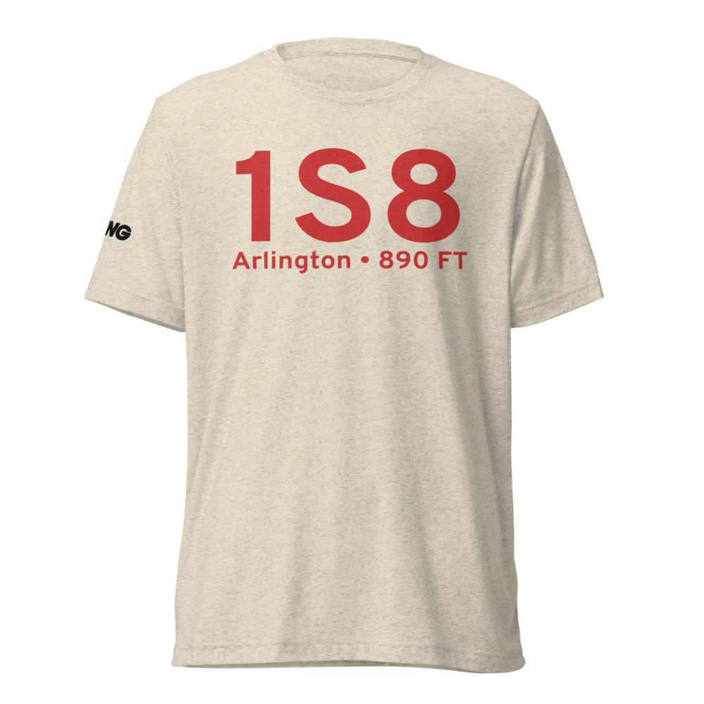 Arlington (1S8) Airport Tri-blend T-Shirt 
