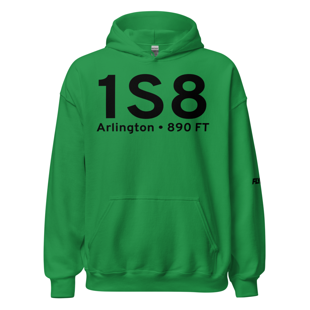 Arlington (1S8) Airport Hoodie Sweatshirt 