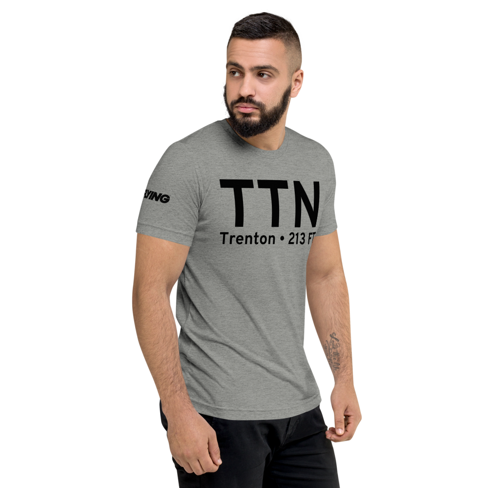 Trenton (KTTN) Airport Tri-blend T-Shirt 