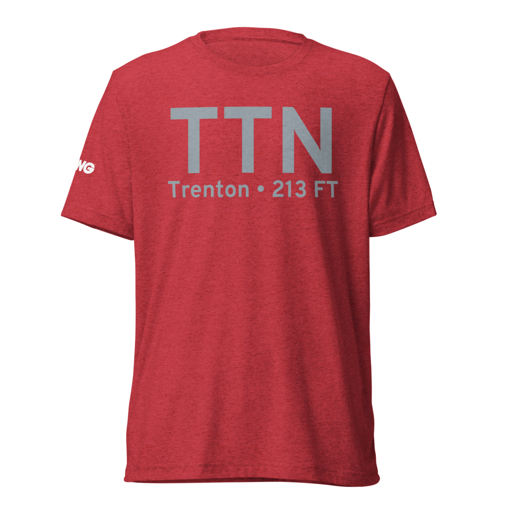 Trenton (KTTN) Airport Tri-blend T-Shirt 