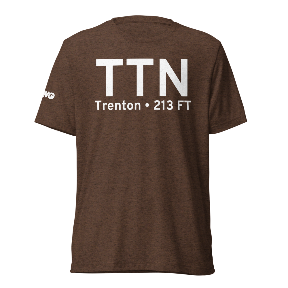 Trenton (KTTN) Airport Tri-blend T-Shirt 