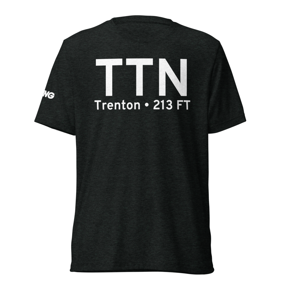 Trenton (KTTN) Airport Tri-blend T-Shirt 