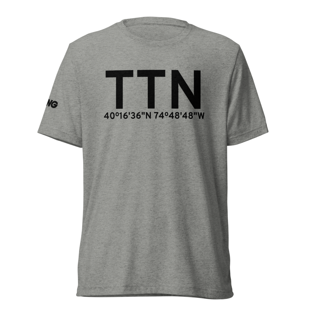 Trenton (KTTN) Airport Tri-blend T-Shirt 
