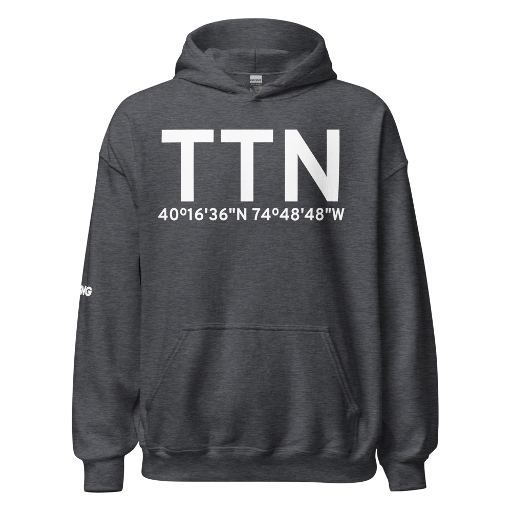 Trenton (KTTN) Airport Hoodie Sweatshirt 