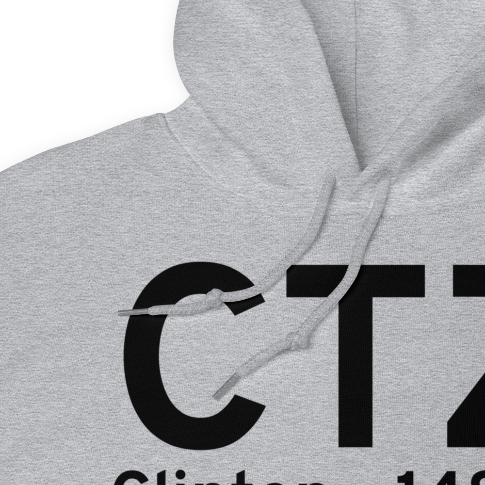 Clinton (KCTZ) Airport Hoodie Sweatshirt 