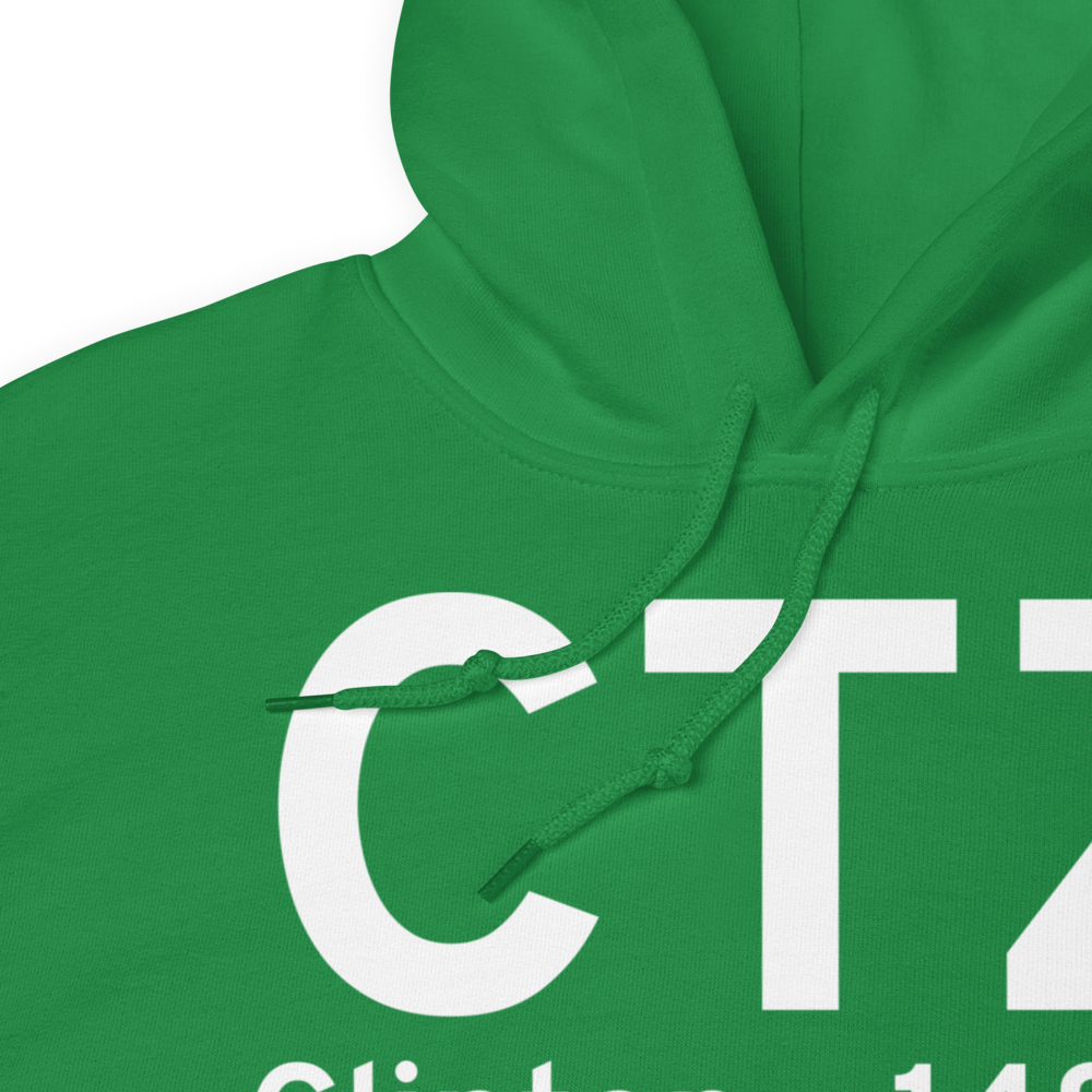 Clinton (KCTZ) Airport Hoodie Sweatshirt 