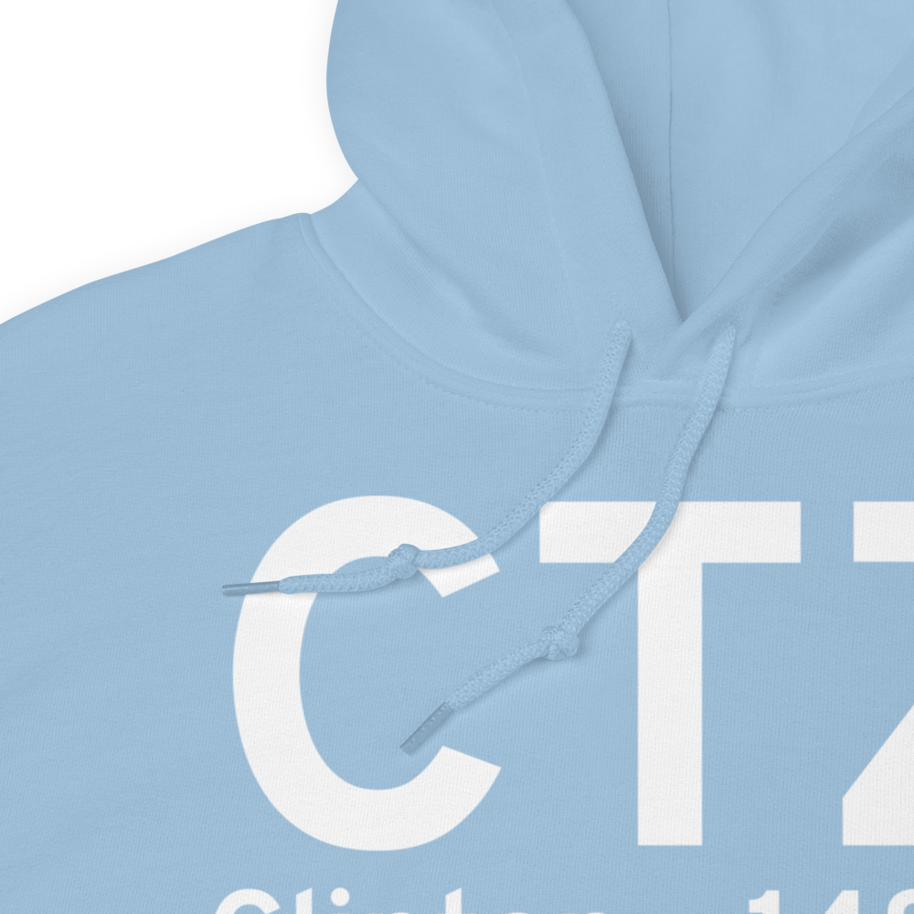 Clinton (KCTZ) Airport Hoodie Sweatshirt 
