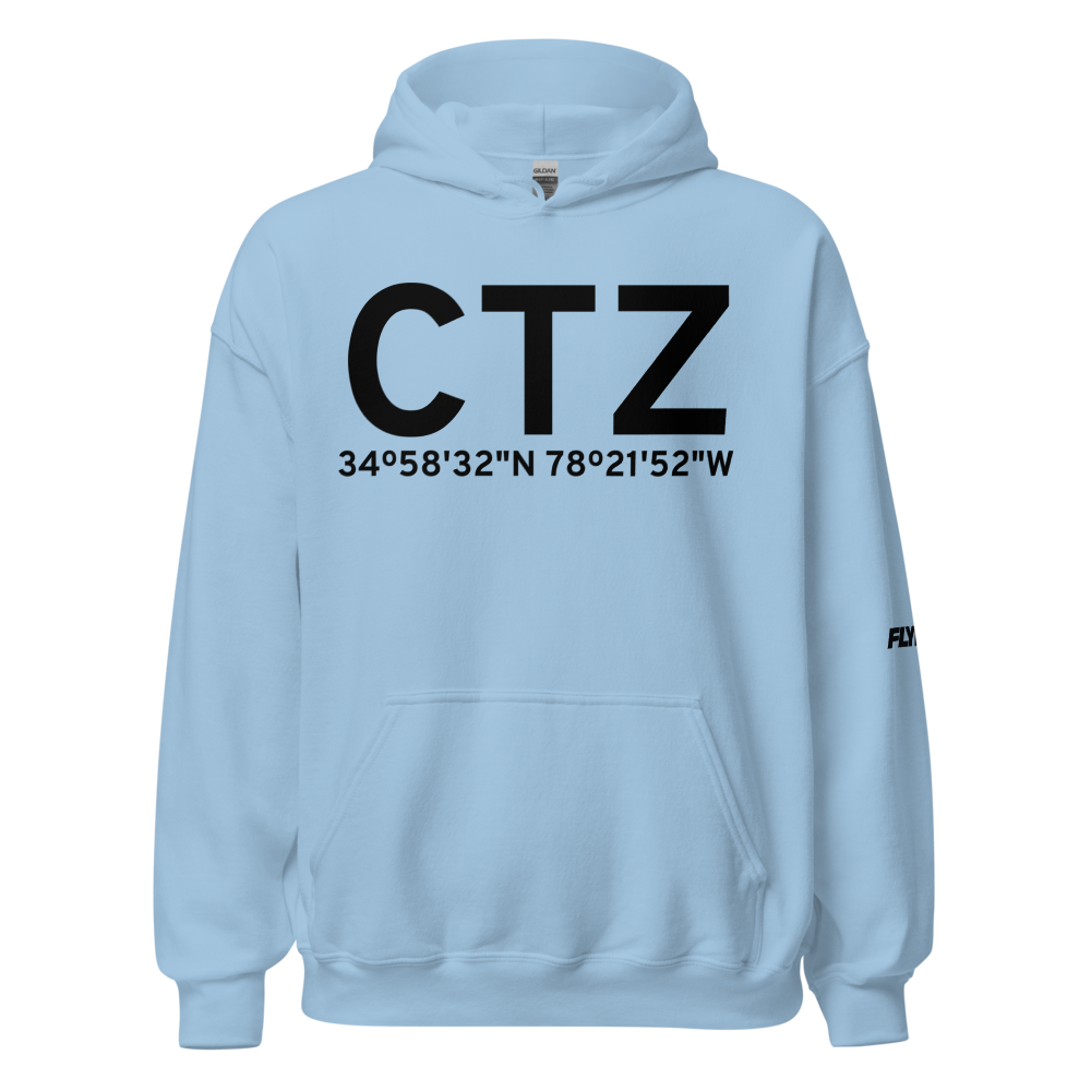 Clinton (KCTZ) Airport Hoodie Sweatshirt 