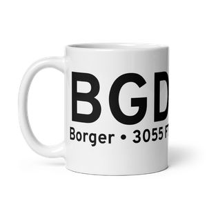 Borger (KBGD) Airport Mug