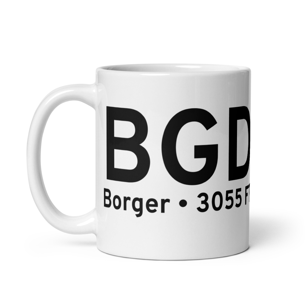 Borger (KBGD) Airport Mug 
