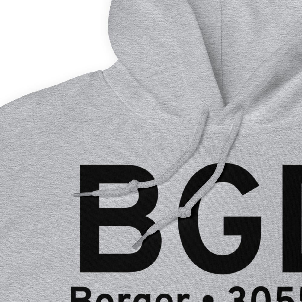 Borger (KBGD) Airport Hoodie Sweatshirt 