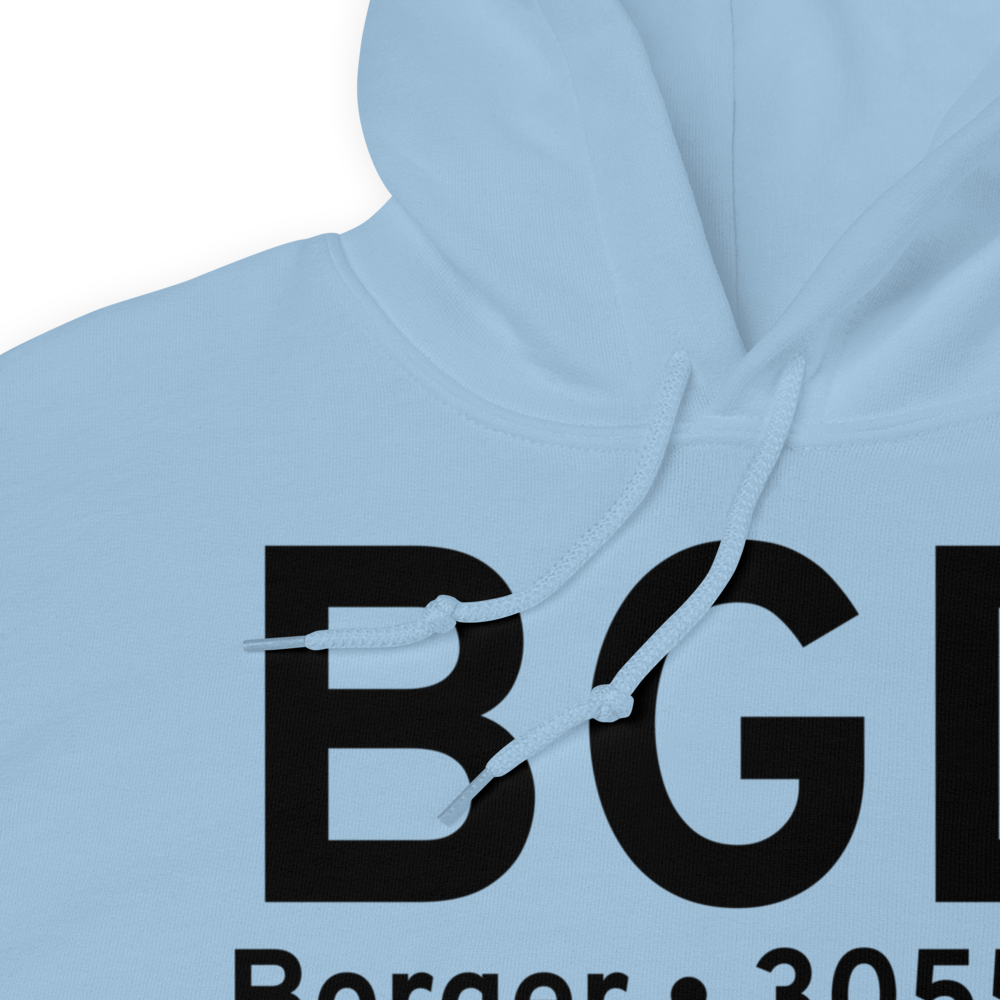Borger (KBGD) Airport Hoodie Sweatshirt 