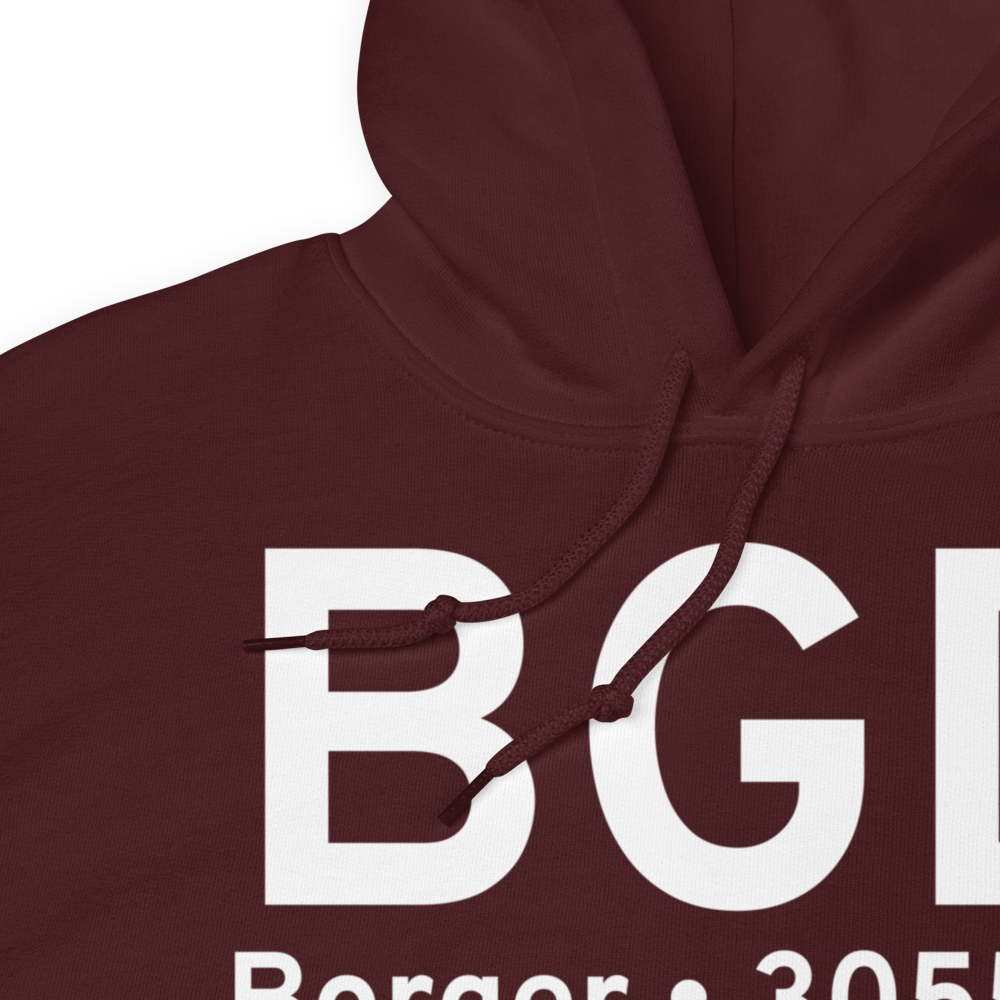 Borger (KBGD) Airport Hoodie Sweatshirt 