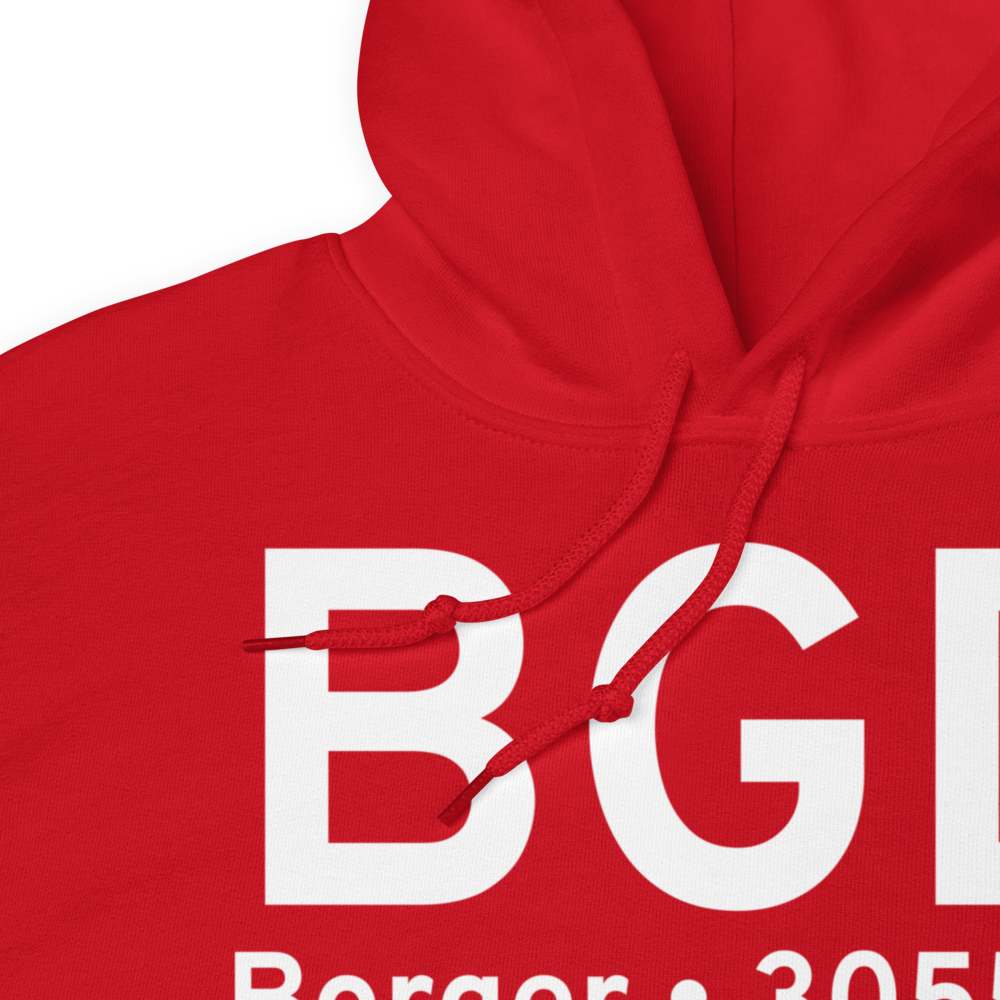 Borger (KBGD) Airport Hoodie Sweatshirt 