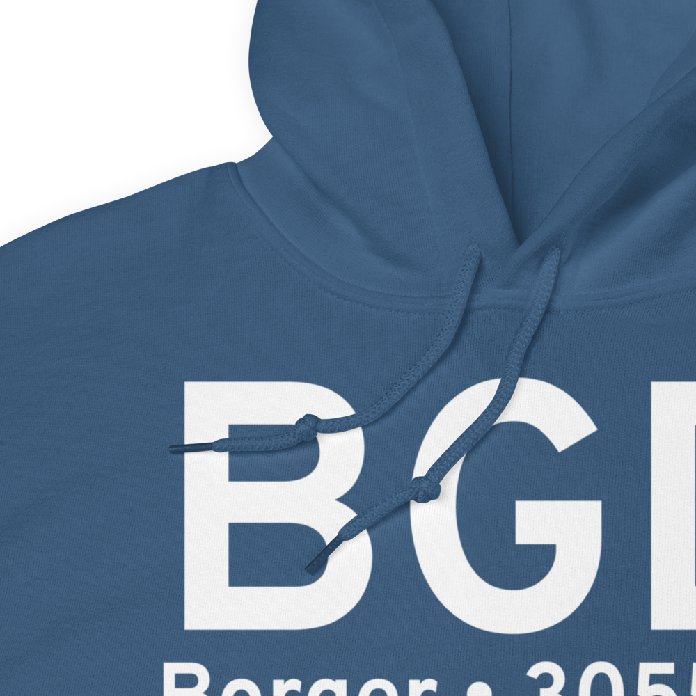 Borger (KBGD) Airport Hoodie Sweatshirt 