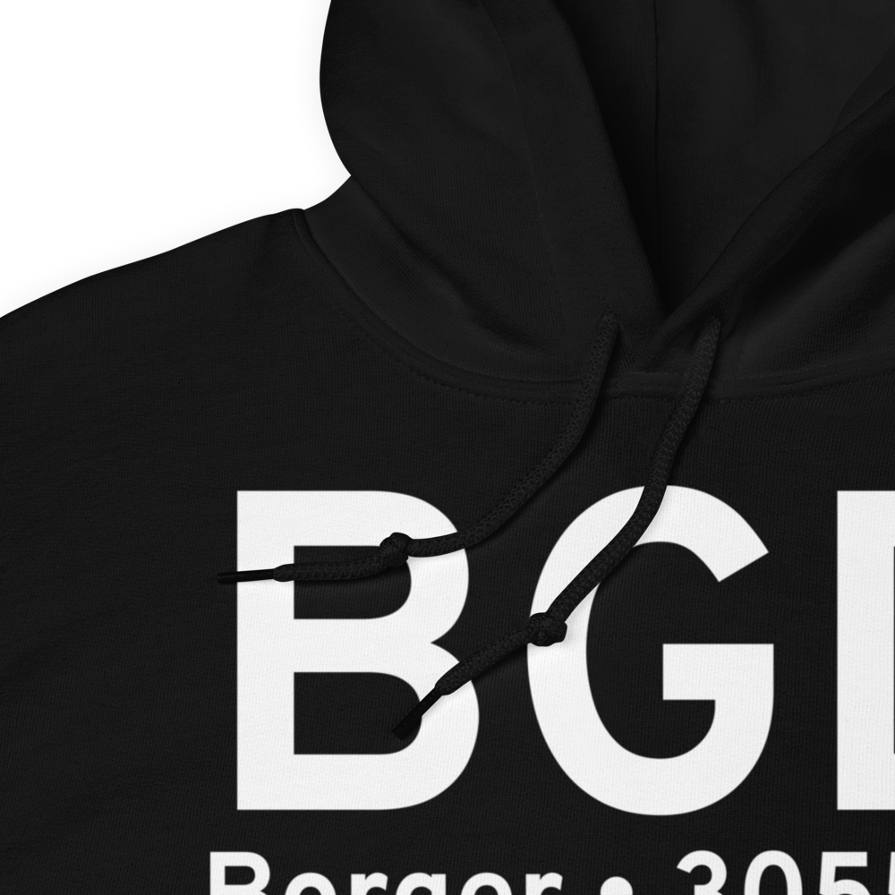 Borger (KBGD) Airport Hoodie Sweatshirt 