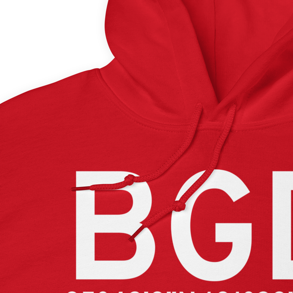 Borger (KBGD) Airport Hoodie Sweatshirt 