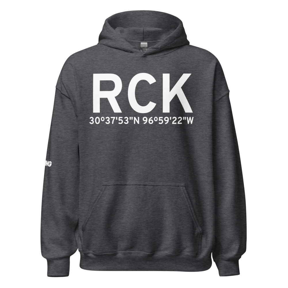 Rockdale (KRCK) Airport Hoodie Sweatshirt 