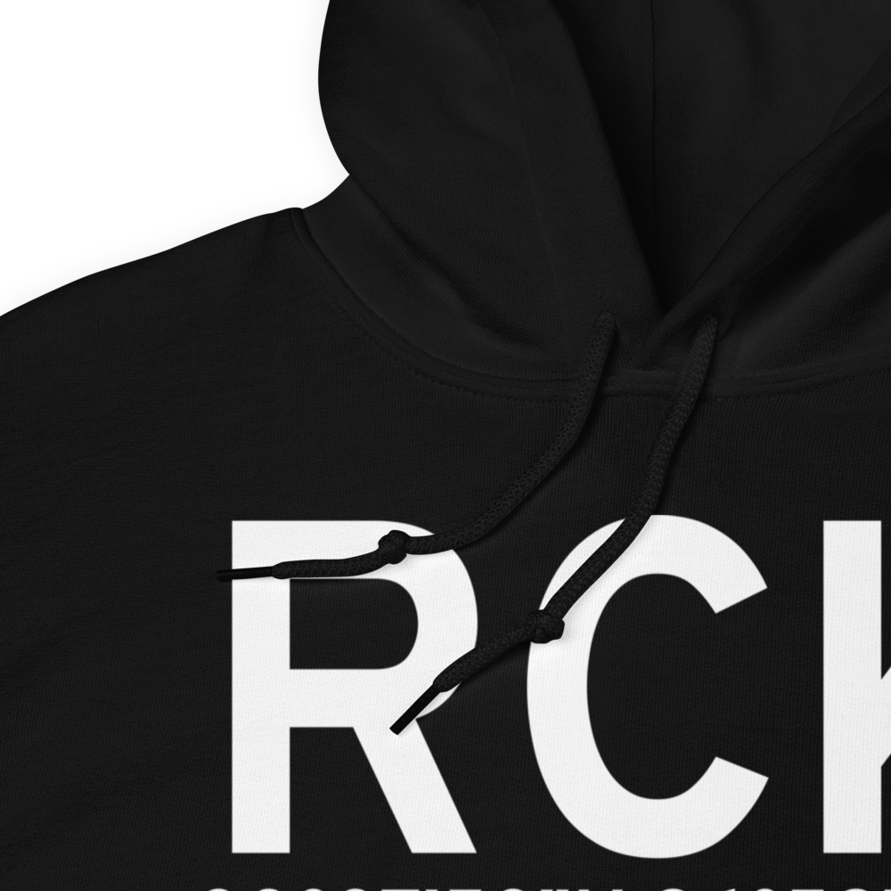 Rockdale (KRCK) Airport Hoodie Sweatshirt 