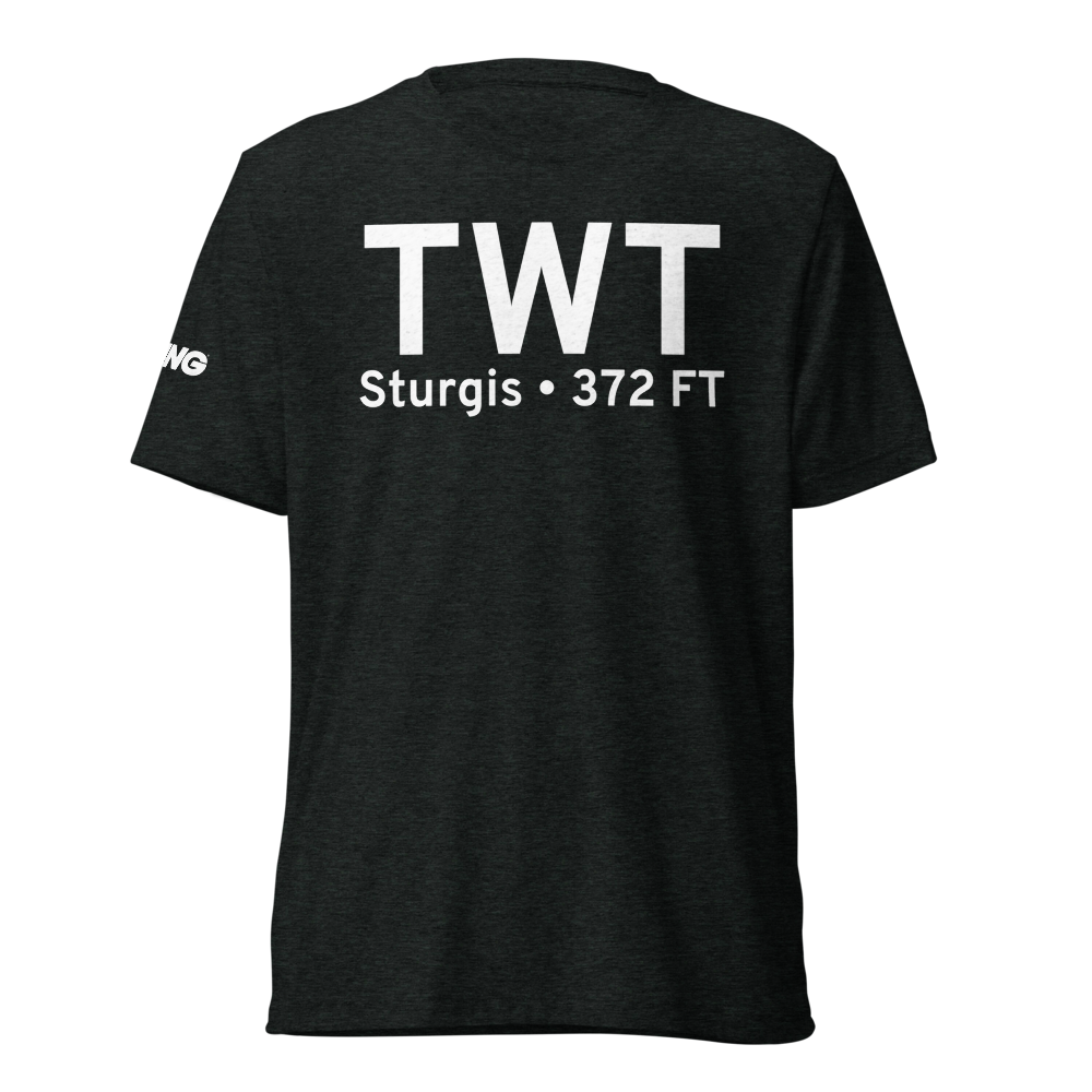 Sturgis (KTWT) Airport Tri-blend T-Shirt 