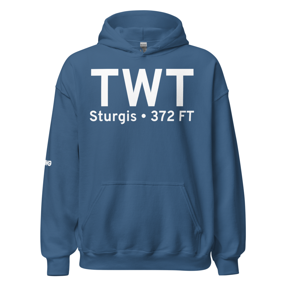 Sturgis (KTWT) Airport Hoodie Sweatshirt 