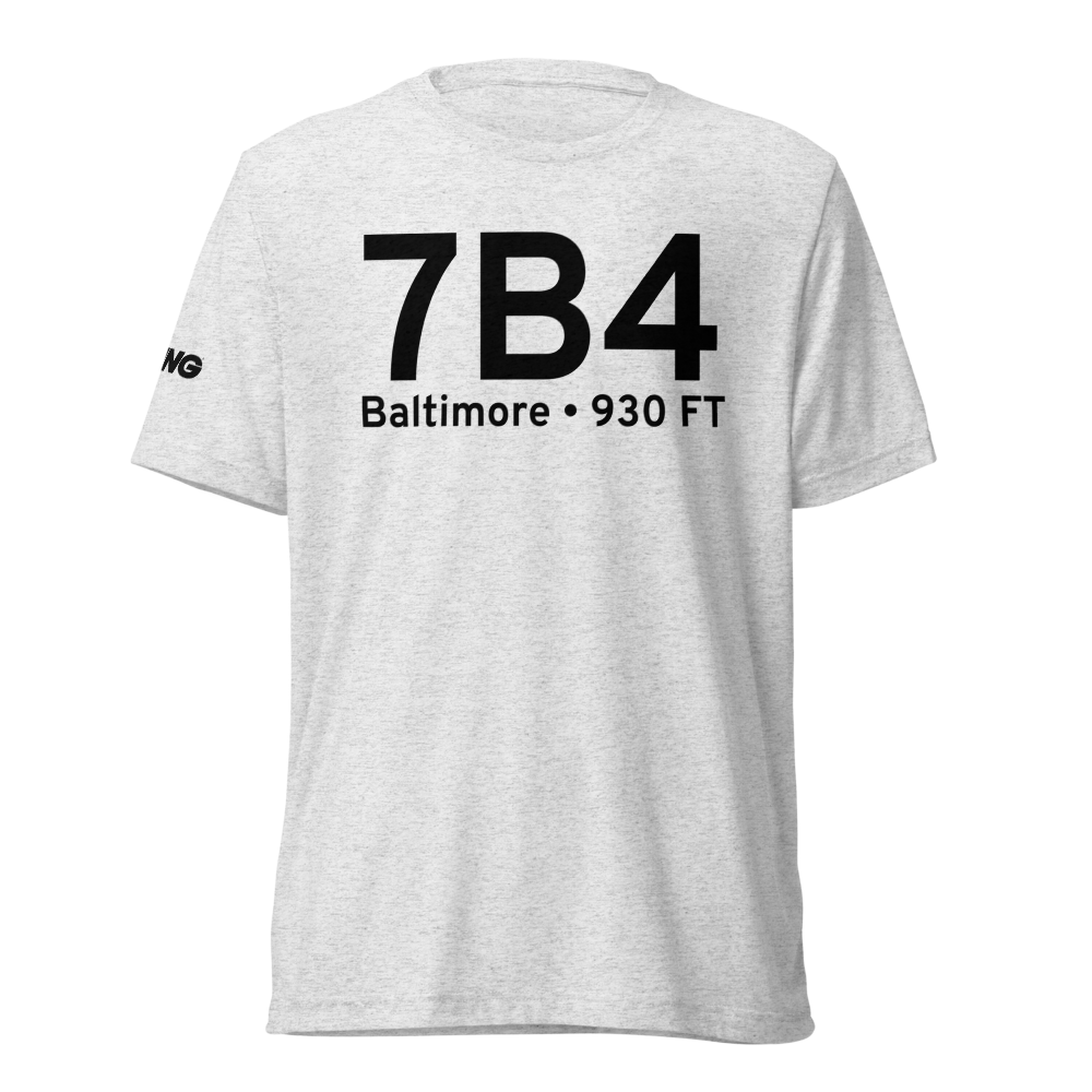 Baltimore (7B4) Airport Tri-blend T-Shirt 