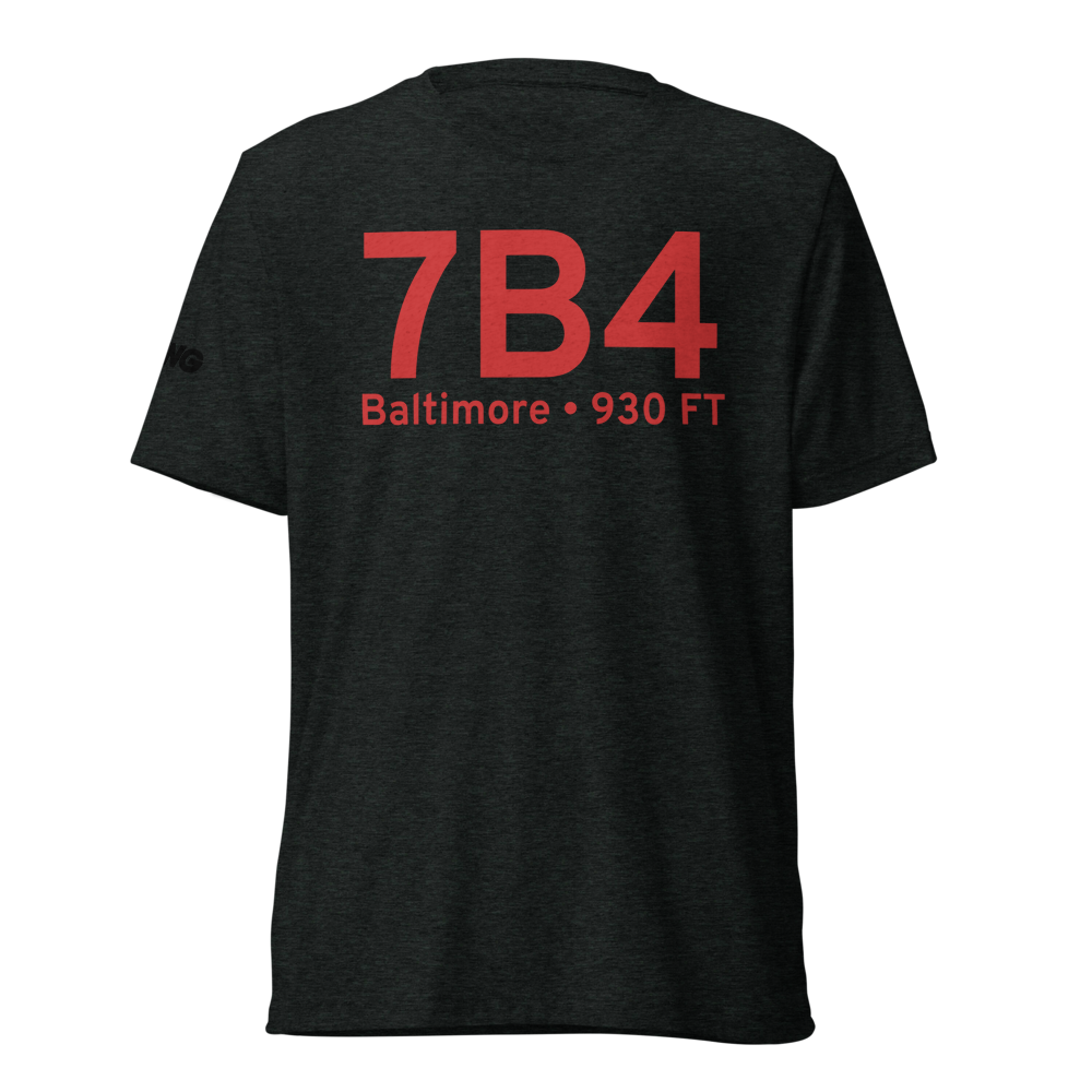 Baltimore (7B4) Airport Tri-blend T-Shirt 