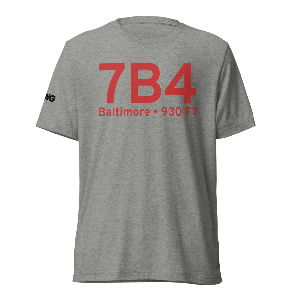 Baltimore (7B4) Airport Tri-blend T-Shirt 