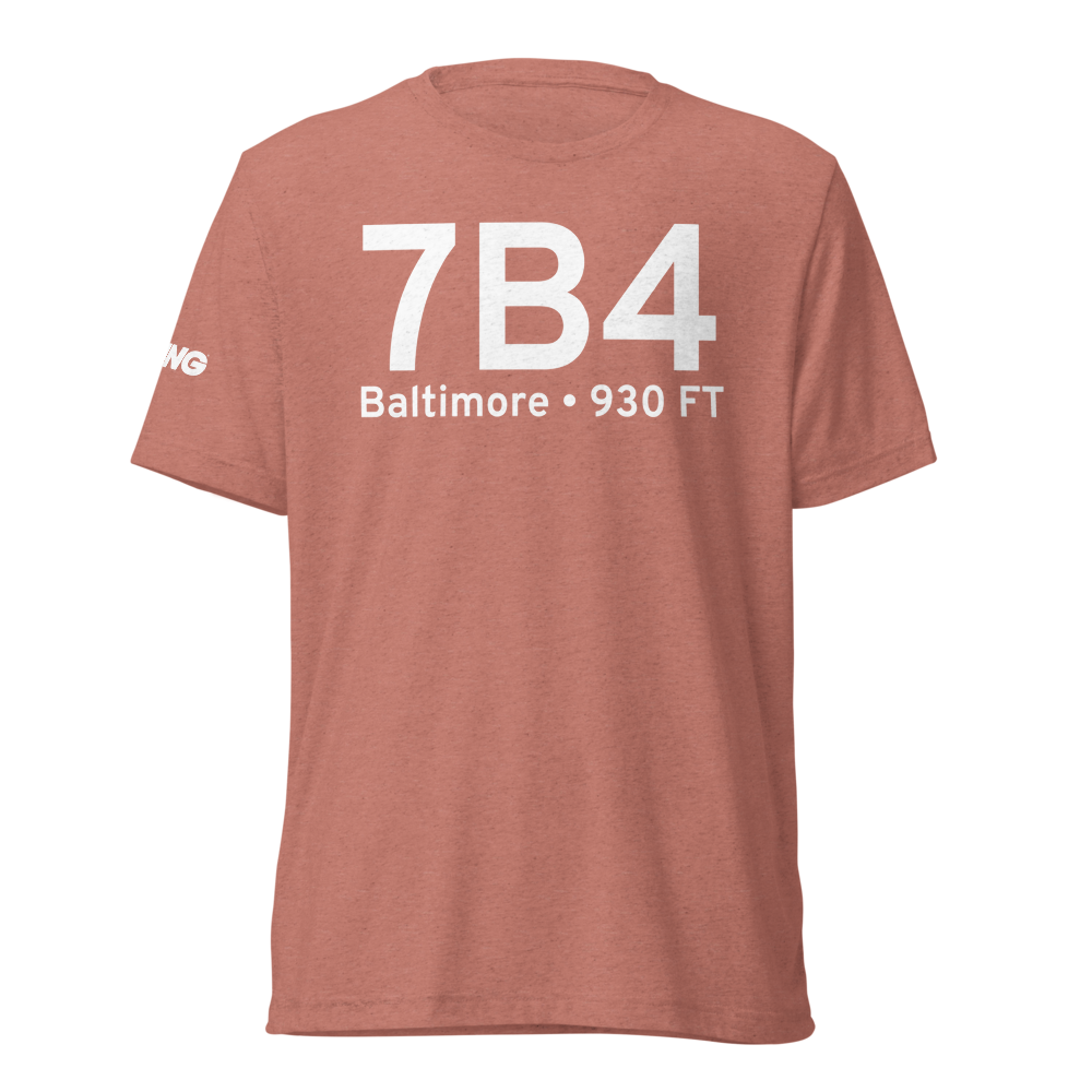 Baltimore (7B4) Airport Tri-blend T-Shirt 