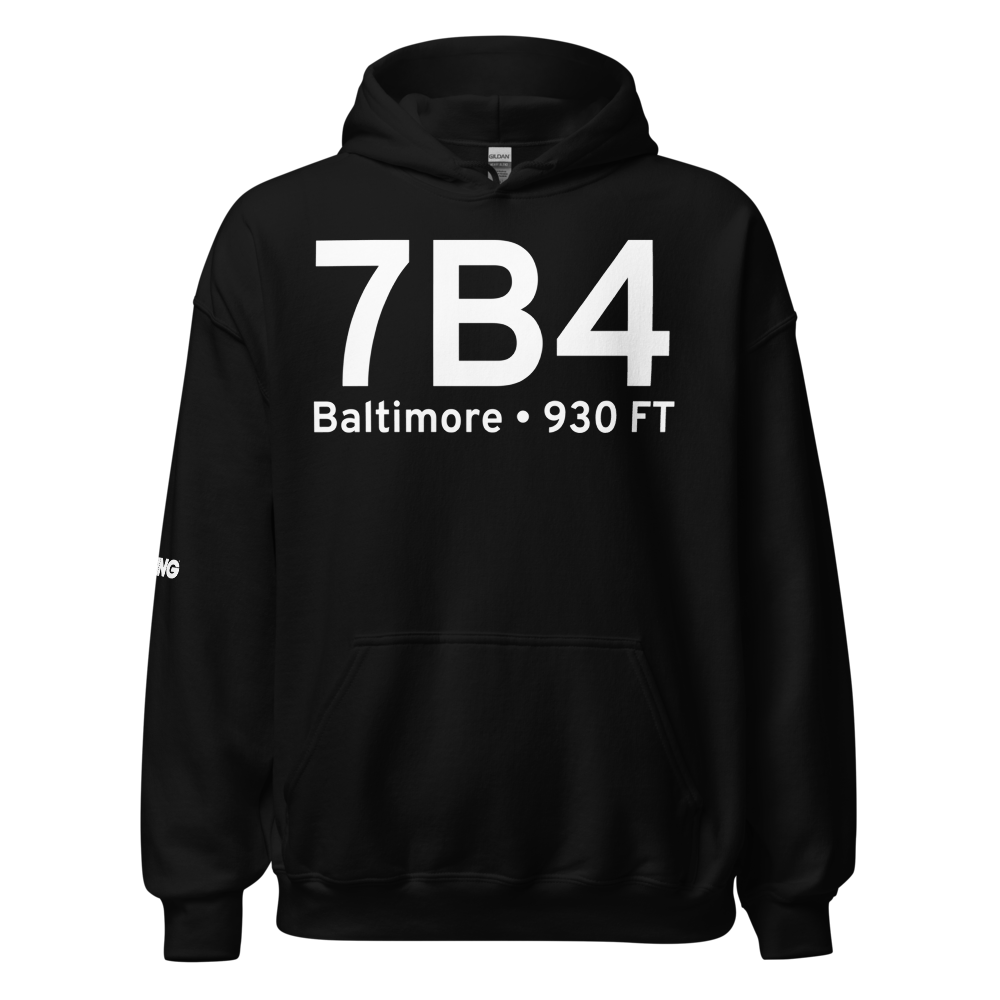Baltimore (7B4) Airport Hoodie Sweatshirt 