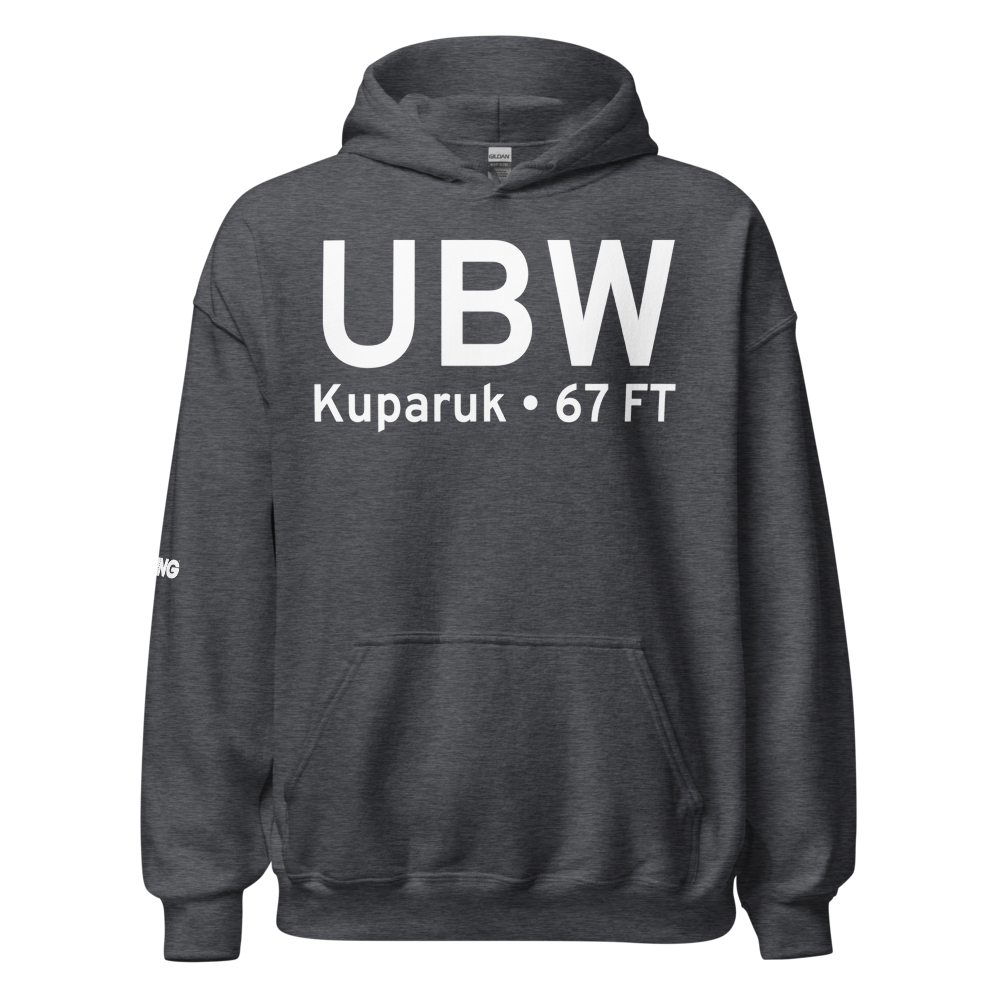 Kuparuk (PAKU) Airport Hoodie Sweatshirt 