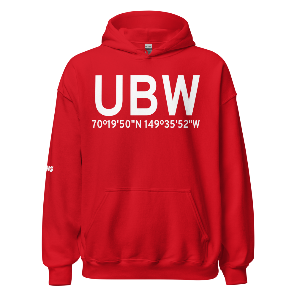 Kuparuk (PAKU) Airport Hoodie Sweatshirt 