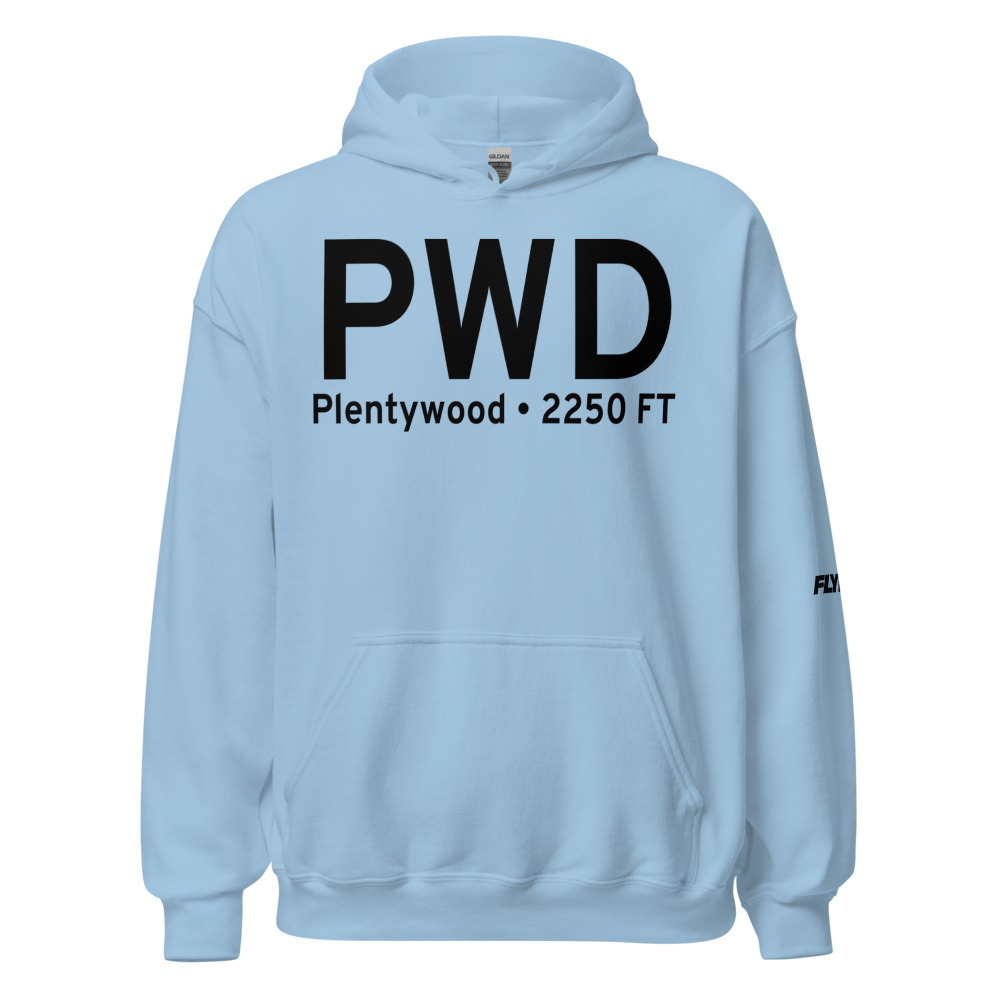 Plentywood (KPWD) Airport Hoodie Sweatshirt 