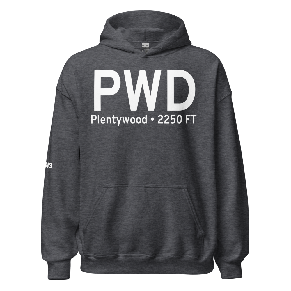 Plentywood (KPWD) Airport Hoodie Sweatshirt 