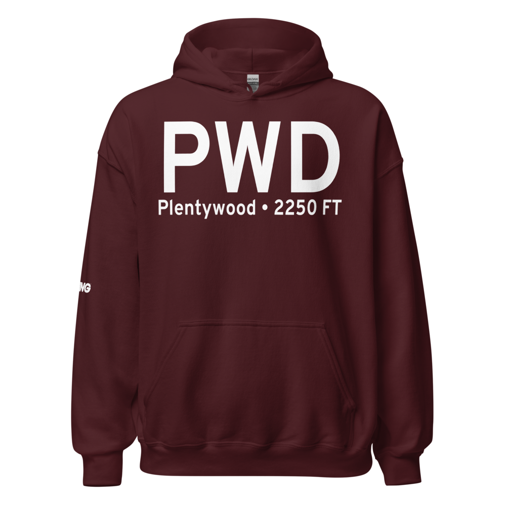 Plentywood (KPWD) Airport Hoodie Sweatshirt 