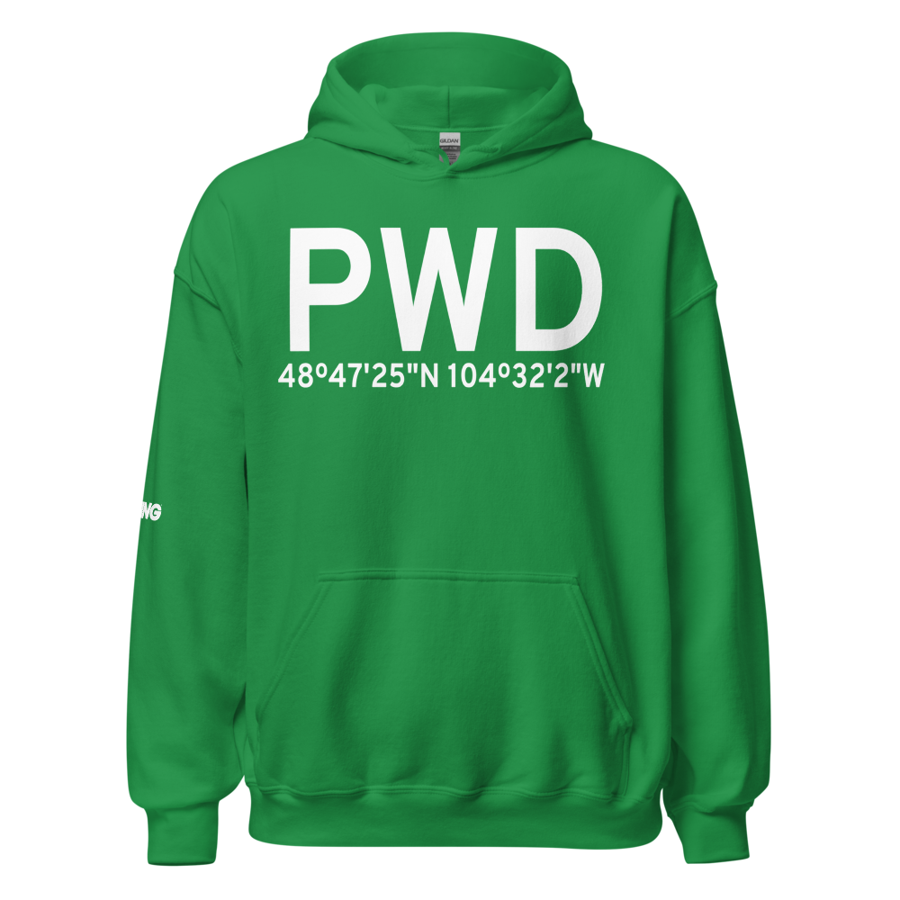 Plentywood (KPWD) Airport Hoodie Sweatshirt 