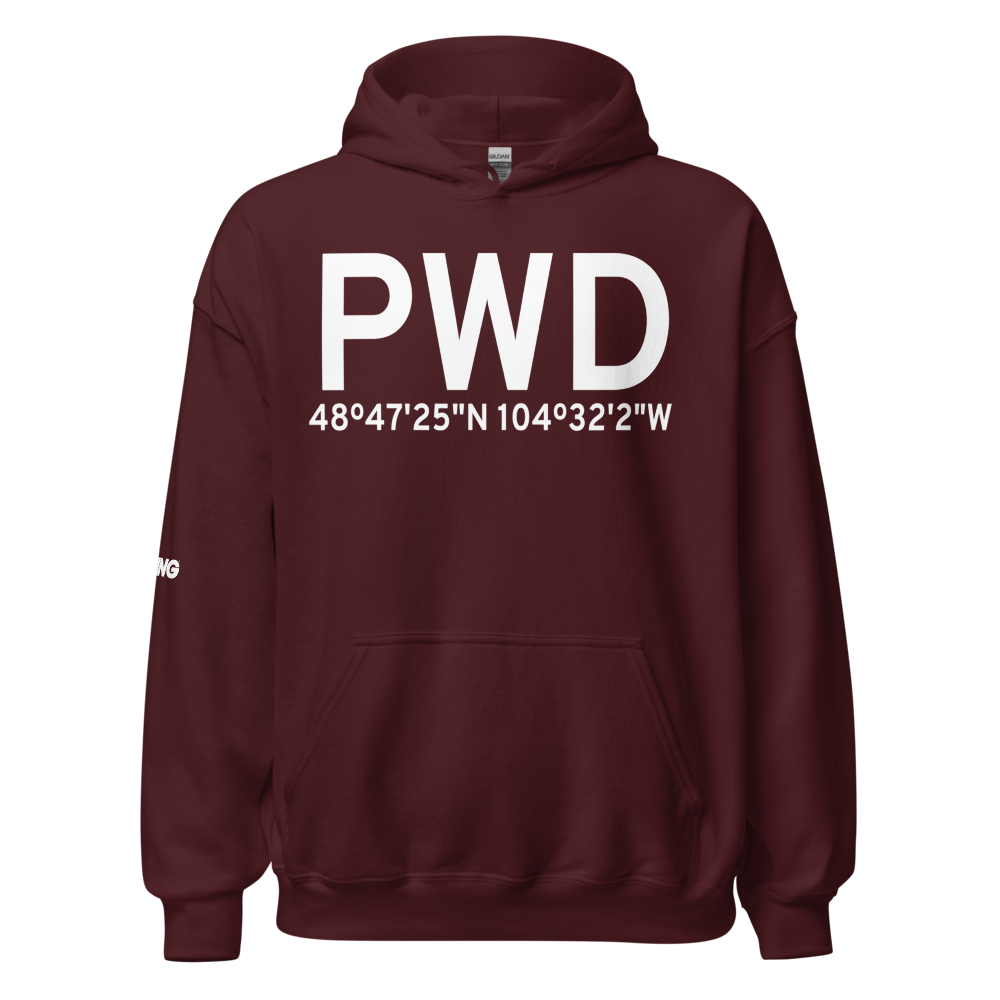 Plentywood (KPWD) Airport Hoodie Sweatshirt 