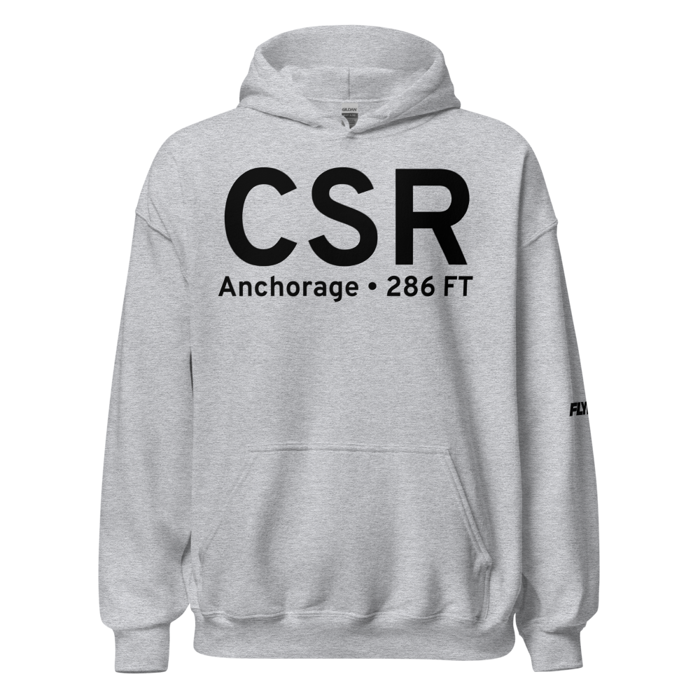 Anchorage (CSR) Airport Hoodie Sweatshirt 