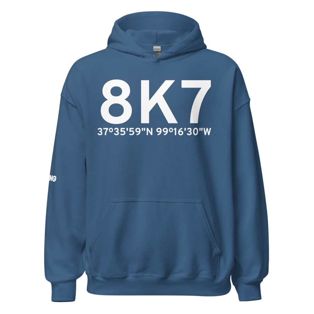 Greensburg (8K7) Airport Hoodie Sweatshirt 