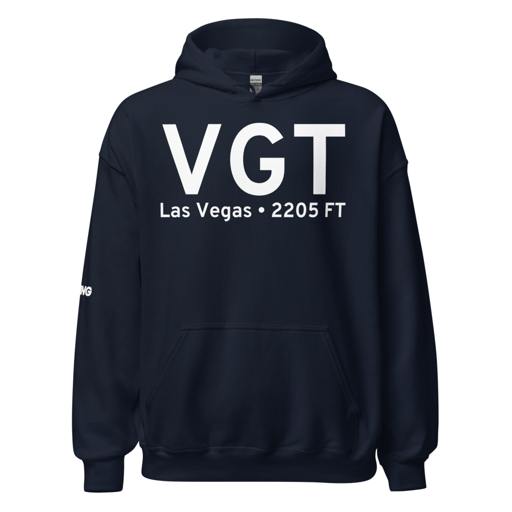 Las Vegas (KVGT) Airport Hoodie Sweatshirt 