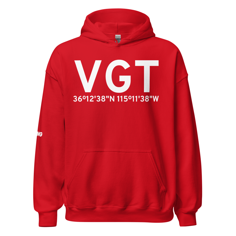 Las Vegas (KVGT) Airport Hoodie Sweatshirt 