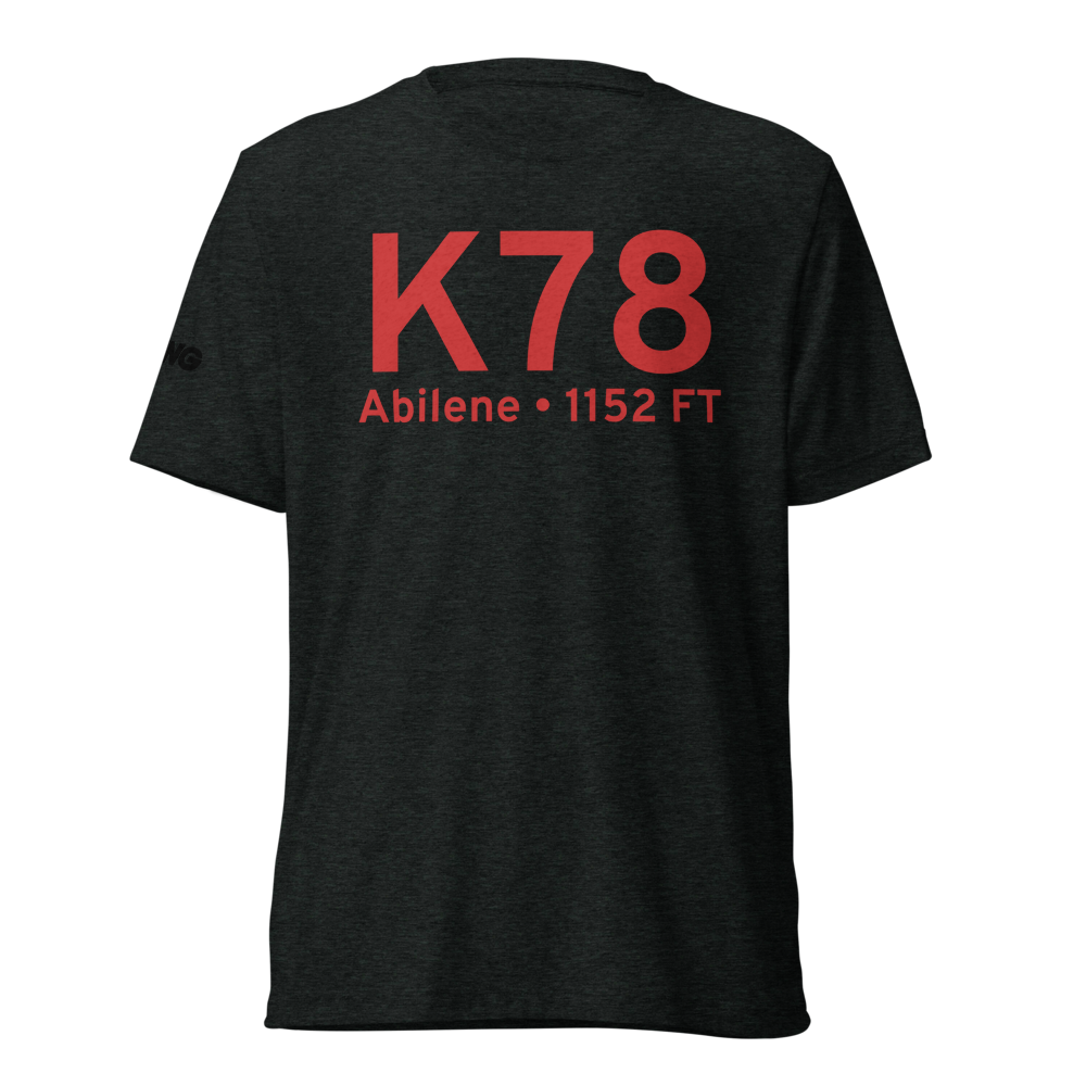 Abilene (KK78) Airport Tri-blend T-Shirt 