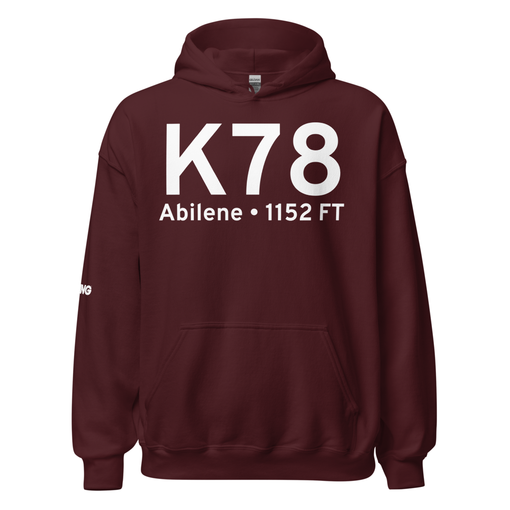 Abilene (KK78) Airport Hoodie Sweatshirt 