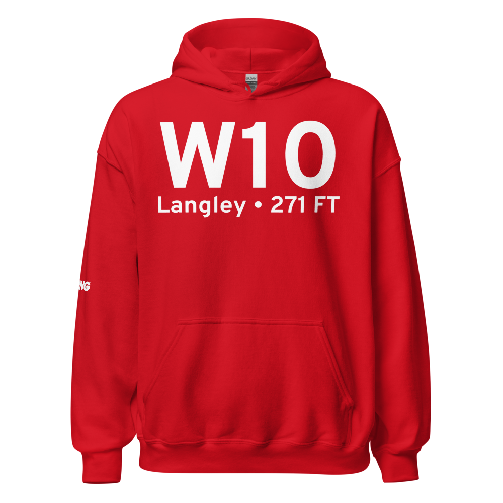 Langley (W10) Airport Hoodie Sweatshirt 