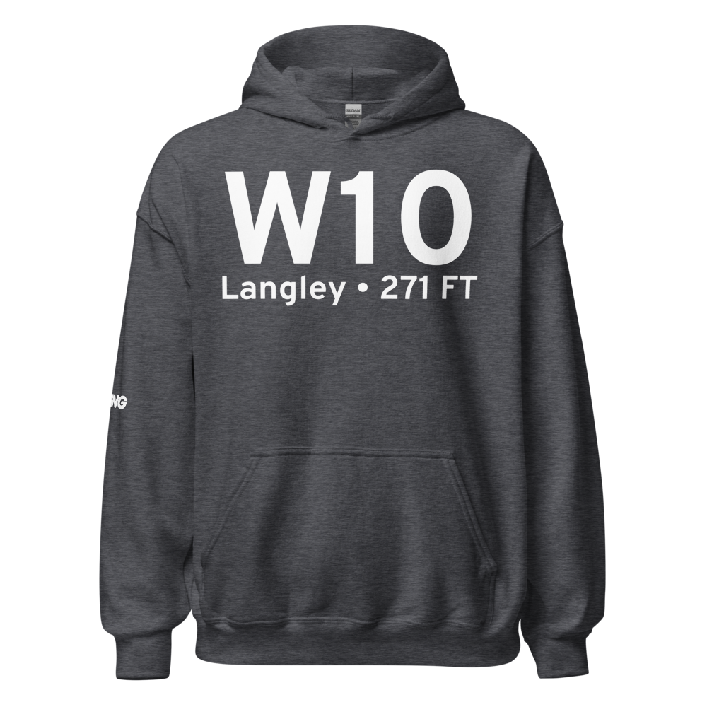 Langley (W10) Airport Hoodie Sweatshirt 