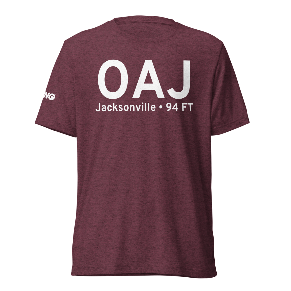 Jacksonville (KOAJ) Airport Tri-blend T-Shirt 