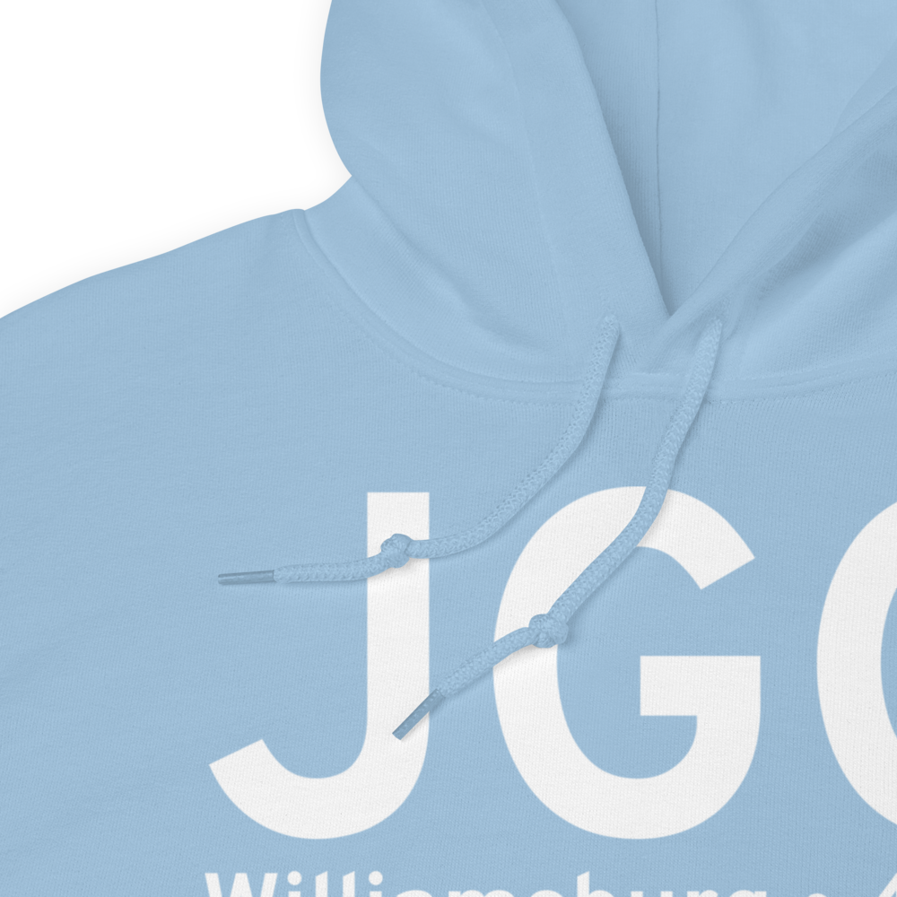 Williamsburg (KJGG) Airport Hoodie Sweatshirt 
