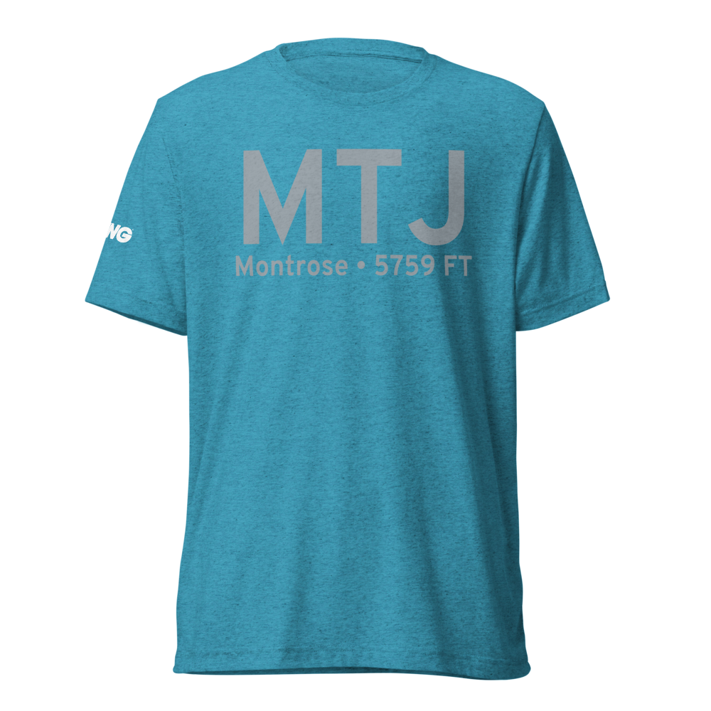 Montrose (KMTJ) Airport Tri-blend T-Shirt 