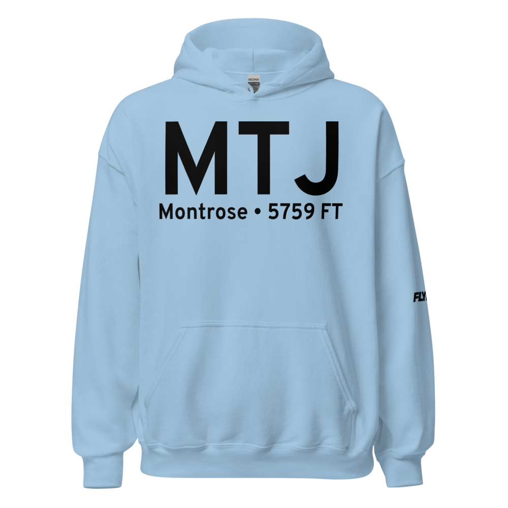 Montrose (KMTJ) Airport Hoodie Sweatshirt 